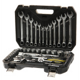 ЭВРИКА Набор инструмента ER-80061 1/4",1/2"DR 6-гранный 61 предмет