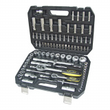 ЭВРИКА Набор торцевых головок ER-80094 1/4",1/2"DR 6-гранный 94 предмета