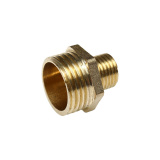 ЭВРИКА Соединитель резьбовой ER-MM08/04:наруж. резьба 1/2"x1/4"
