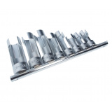 JTC Набор глубоких разрезных головок 3/8" DR: 10, 11, 12, 13, 14mm, 1/2" DR: 17, 19, 21mm  JTC /1 JTC-6609