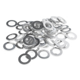 JTC Набор алюминиевых шайб, размер : толщина 1.5, внутр. д. 6.4, наружн. д. 10.4 (50 шт., ед. изм. мм) JTC /1 JTC-2009A
