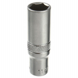 LIGE Головка торцевая 11мм 1/4" 6-гранная глубокая L-50мм LG-25111