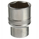 LIGE Головка торцевая 21мм 1/2" 6-гранная L-38мм LG-43121