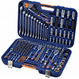 LIGE Набор инструмента 1/2",1/4",3/8" 6-гранный 218пр., в кейсе LG-S1218
