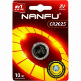 Элемент питания CR2025-BL1 таблетка (с графеном) NANFU