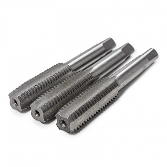 ROCK FORCE Метчик M12x1,75 (3шт), в пластиковом футляре RF-TAP12x1,75 - 1