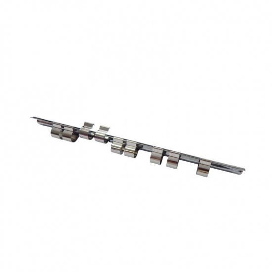 ROCK FORCE Планка-держатель для 20 головок 3/8" (L-560мм) RF-819320 - 1