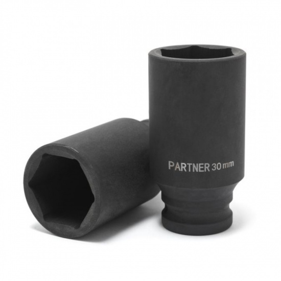 PARTNER 1/2" Головка ударная глубокая, 16мм (6гр) PA-4458516 - 1