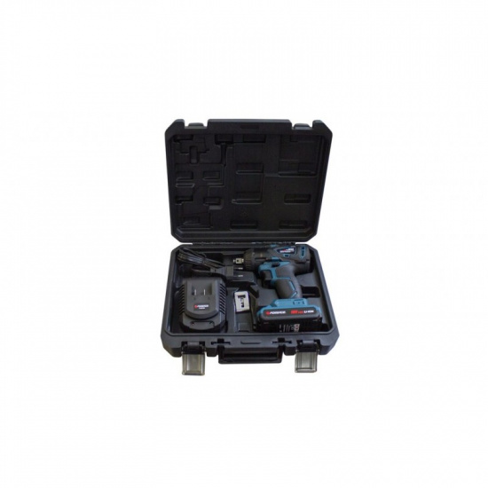 FORSAGE Гайковерт ударный аккумуляторный 1/2" (18V, 2.0AH, LI-ION, 0-2600 об/мин, 450 Нм), в кейсе F-02169 - 1