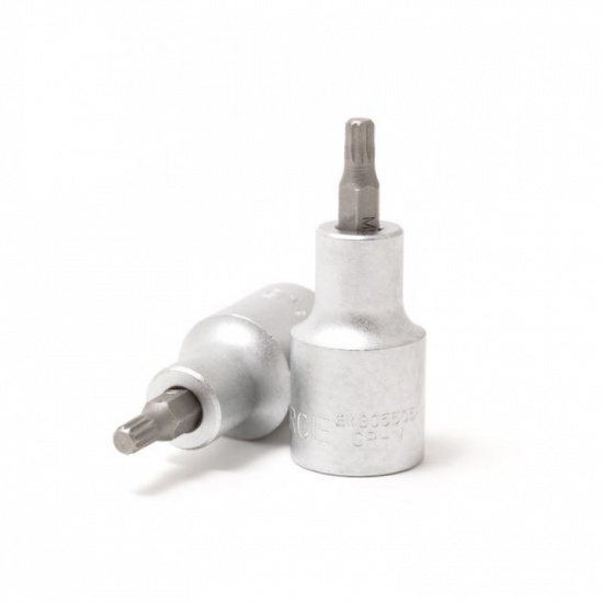 ROCK FORCE Головка-бита SPLINE 12-лучевая M6 1/2" (L-55мм) RF-34805506 - 1