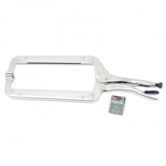 ROCK FORCE Зажим гейферный С-образный с "плавающими губками"18"-450мм RF-66018 - 1