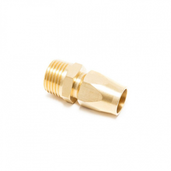 PARTNER Соединитель резьбовой 1/2" с зажимом для шланга 10*14мм B1410/4 - 1