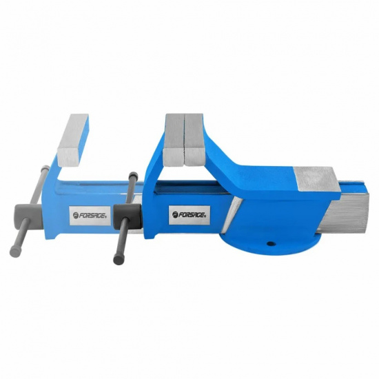 FORSAGE Тиски стальные с наковальней 4"-100мм F-6540704 - 1