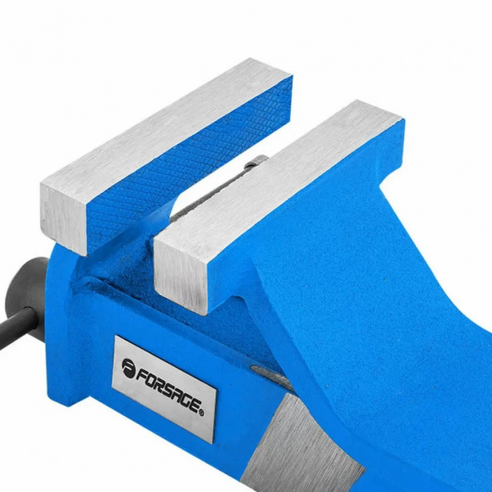 FORSAGE Тиски стальные с наковальней 3"-80мм F-6540703 - 1