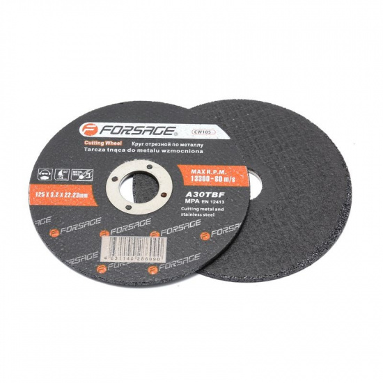 FORSAGE Круг отрезной по металлу 125x1.0x22.23мм F-CW705 - 1