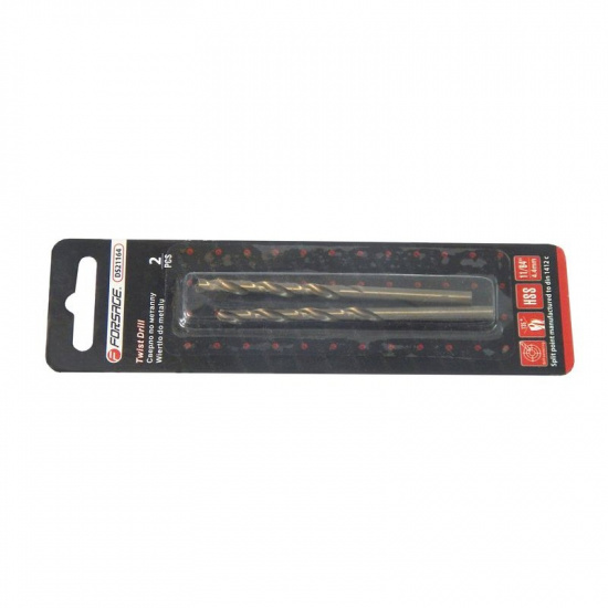 FORSAGE Сверло по металлу 4.4мм HSS+Co (2шт) F-DS21164 - 1