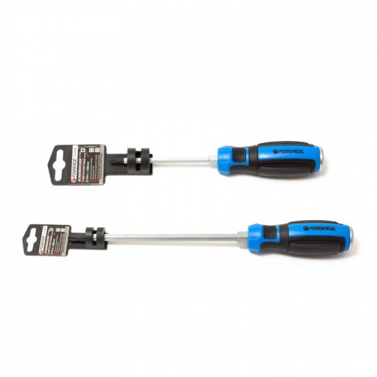 FORSAGE Отвертка крестовая силовая магнитная под ключ PH3x150мм на пластиковом держателе F-7111503MS - 1