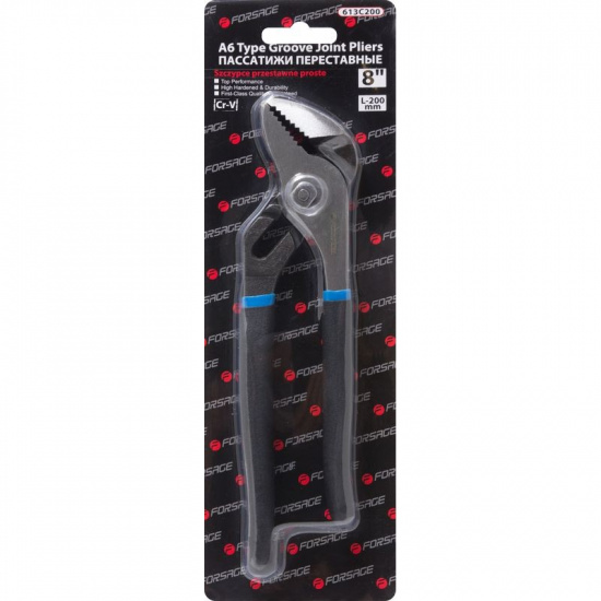 FORSAGE Пассатижи переставные Cr-V 12"-300мм, в блистере F-613C300 - 1