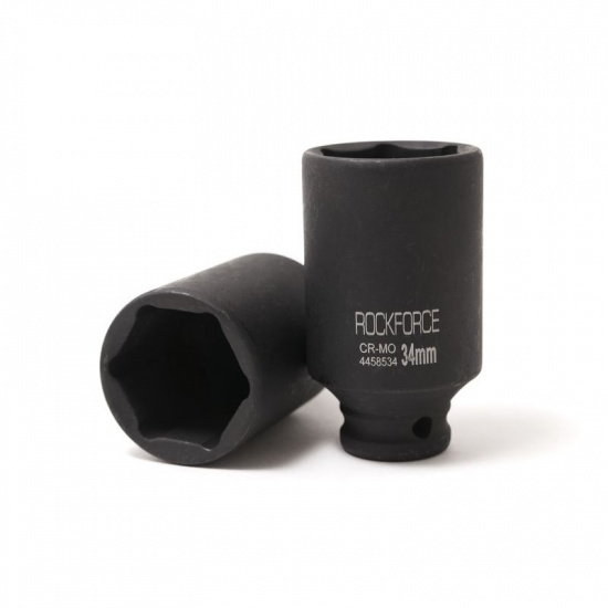 ROCK FORCE Головка ударная глубокая 38мм 1/2" 6гр. RF-4458538 - 1