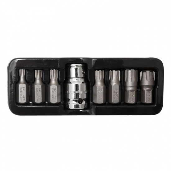 ROCK FORCE Набор бит RIBE c битодержателем,8пр. 1/2"(L:30;M5,М6,М7,М8,М10,М12,M14) в ложементе RF-4089 - 1