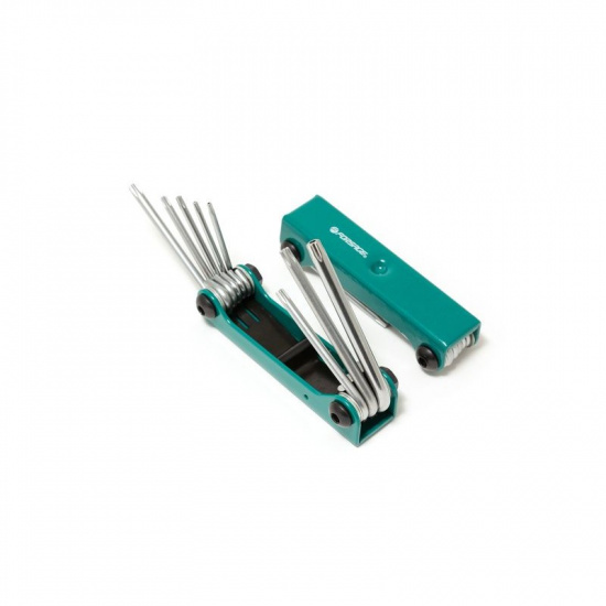 FORSAGE Набор ключей TORX складной, 8пр.(T9, T10, T15, T20, T25, T27, T30, T40 с отверстием) F-5083TF - 1