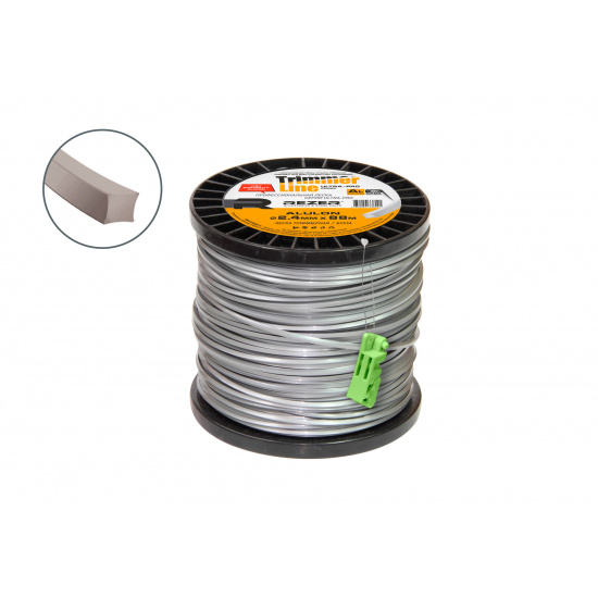 REZER Леска Ultra-pro ALULON 2.4мм 88м квадр. Rezer (27шт. в кор.)  03.007.00006 - 1