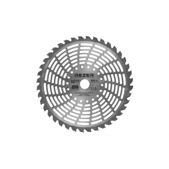 REZER GS-L, 255mmx25.4mmx1.3mmх40Т SUPER LIGHT нож д/бензокосы облегченный 40 зубьев (25/50 шт./кор.) 03.010.00038 - 1