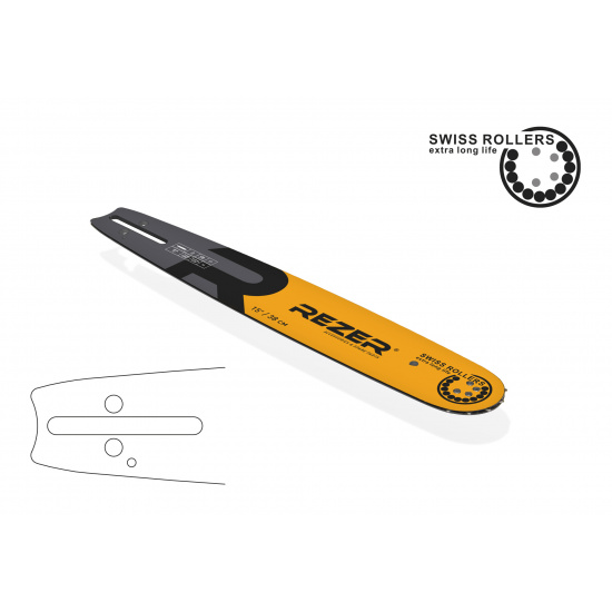 REZER 383 L 8 В, сварная (Husqvarna 137, 142 ;  15"-64зв.) Rezer  20 шт/уп 03.016.00004 - 1