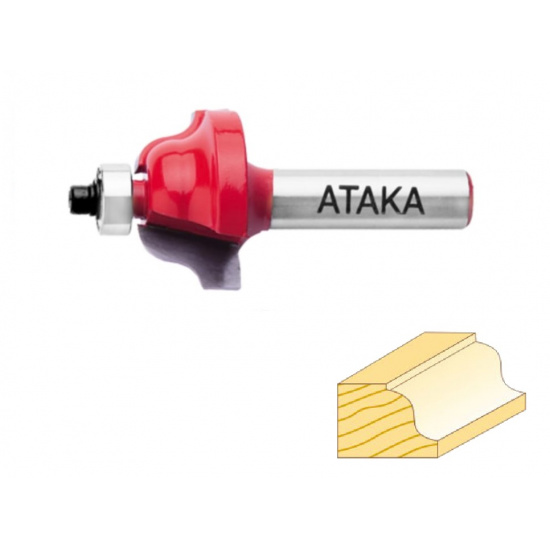 АТАКА Фреза Атака 412286 кромочная калевочная D28,6/ф12/H12,7 - 1