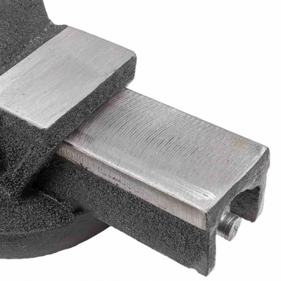 ROCK FORCE Тиски стальные поворотные с наковальней    5"-125мм RF-6540205 - 1