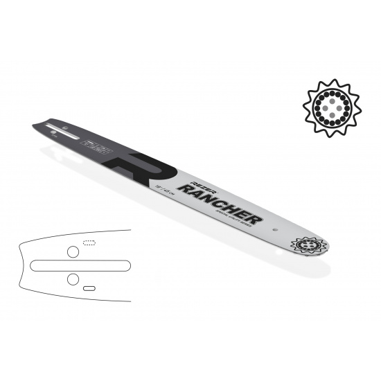 REZER  Rancher 453 L 8 B сварная (Парма 2М, 3; 18"-72зв.) Rezer 20 шт/уп. 04.001.00005 - 1