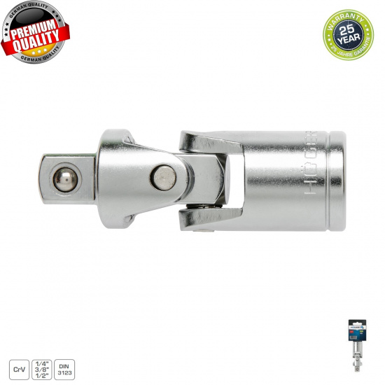 HOGERT TECHNIK Шарнир карданный 1/2", CrV HT1A757 - 1