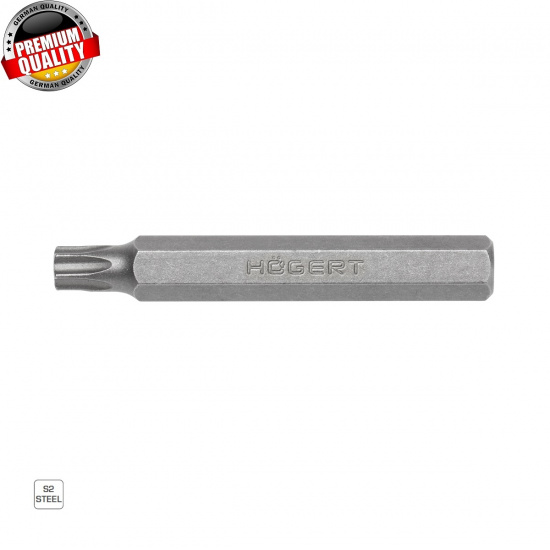 HOGERT TECHNIK Бита Т40, 75 мм, M10, сталь S2 HT1S850 - 1