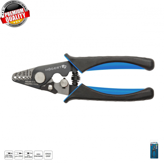 HOGERT TECHNIK Клещи для зачистки оптоволокна  HT1P186 - 1