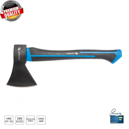 HOGERT TECHNIK Топор 1000 г с рукояткой из стекловолокна HT3B072 - 1