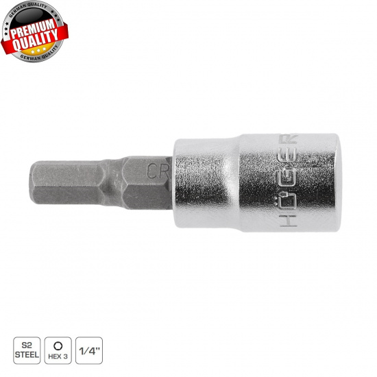 HOGERT TECHNIK Головка-бита Hex 5 мм, 1/4" HT1S625 - 1