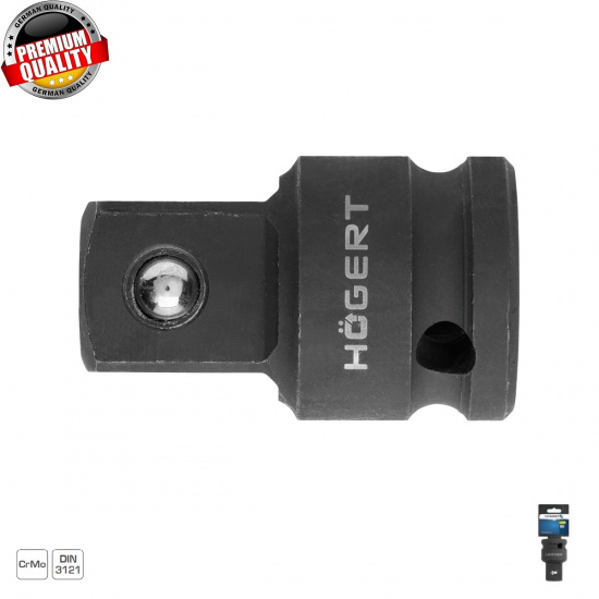 HOGERT TECHNIK Переходник ударный 3/4" (F) x 1" (M), CrMo HT4R326 - 1