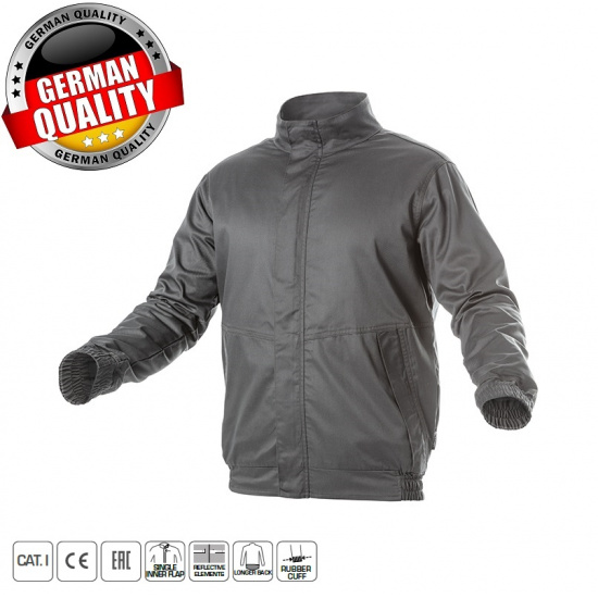 HOGERT TECHNIK FABIAN куртка рабочая темно-серая 3XL (58) HT5K307-3XL - 1