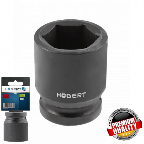 HOGERT TECHNIK Головка ударная 3/4 ", короткая 65 мм, CrMo HT4R158 - 1