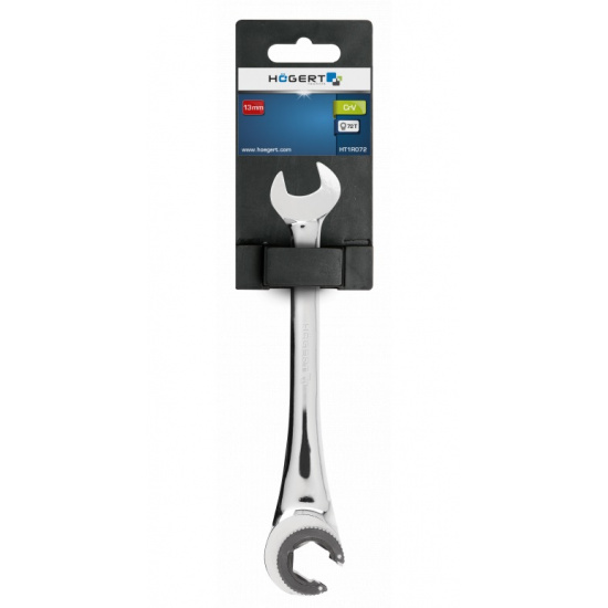 HOGERT TECHNIK Ключ комбинированный трещоточный разрезной 13 мм HT1R072 - 1
