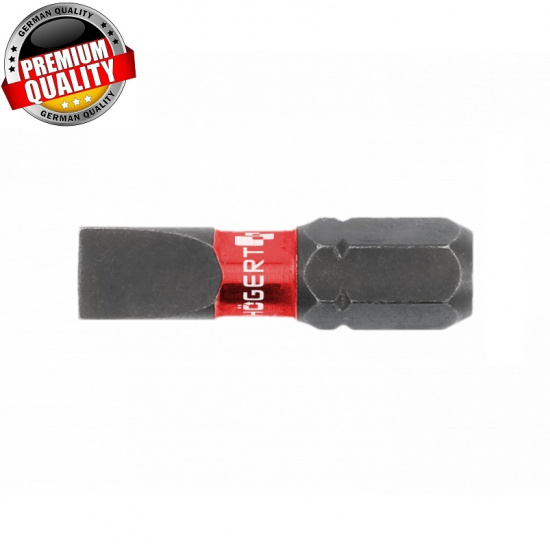 HOGERT TECHNIK Биты ударные SL6, 25 мм, сталь S2, 5 шт. HT1S132 - 1