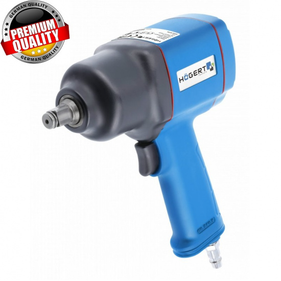 HOGERT TECHNIK Гайковерт пневматический ударный 1/2", 1500 Нм HT4R623 - 1