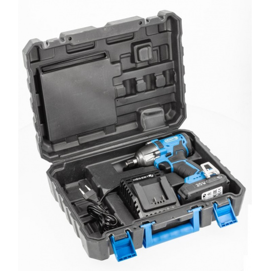 HOGERT TECHNIK Аккумуляторный ударный гайковерт 400Nm HT2E200 - 1