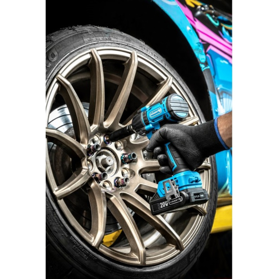 HOGERT TECHNIK Аккумуляторный ударный гайковерт 400Nm HT2E200 - 1