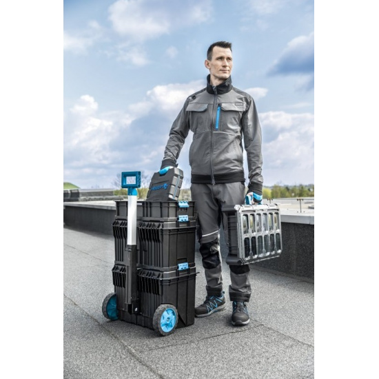 HOGERT TECHNIK TAUBER Куртка рабочая 4-way stretch темно-серая 3XL (58) HT5K811-3XL - 1