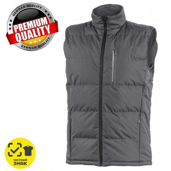 HOGERT TECHNIK WIED Жилет утепленный Ripstop графитовый S (48) HT5K243-S - 1