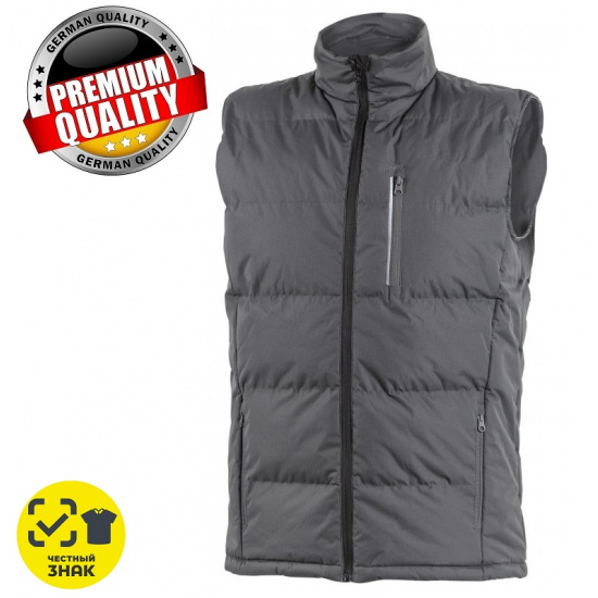 HOGERT TECHNIK WIED Жилет утепленный Ripstop графитовый M (50) HT5K243-M - 1