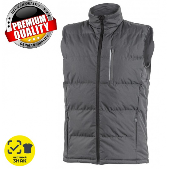HOGERT TECHNIK WIED Жилет утепленный Ripstop графитовый 3XL (58) HT5K243-3XL - 1