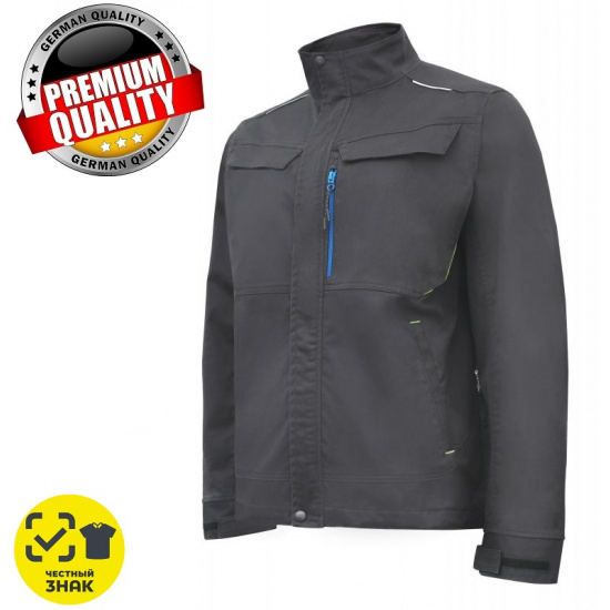 HOGERT TECHNIK REETZ Куртка рабочая эластичная черная 2XL (56) HT5K823-2XL - 1