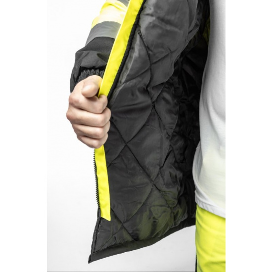 HOGERT TECHNIK LEDA Куртка-парка сигнальная утепленная желтая 2XL (56) HT5K330-2XL - 1